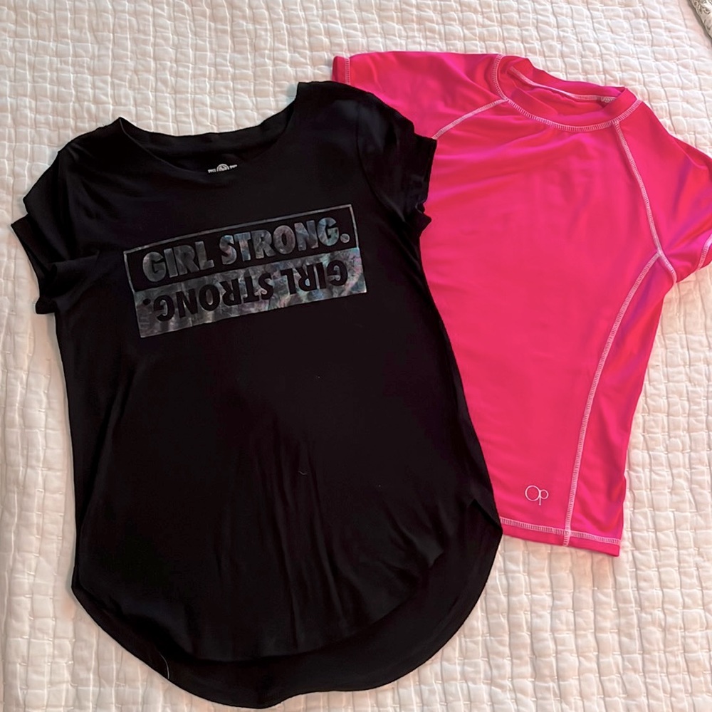 Girl’s athletic shirts